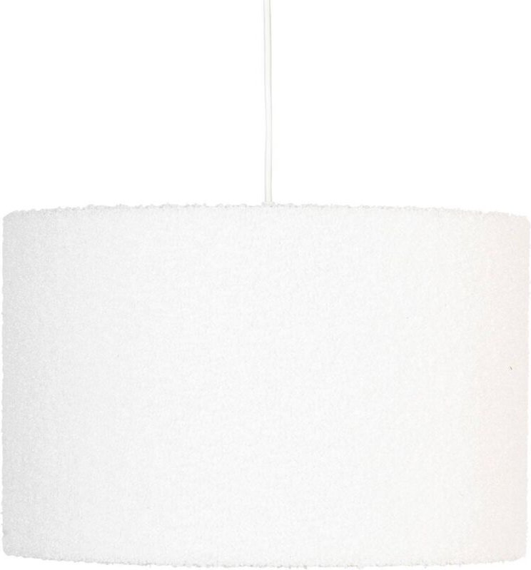 Atmosphera - Hängeleuchte bouclette Tina Weiß D37cm créateur d'intérieur