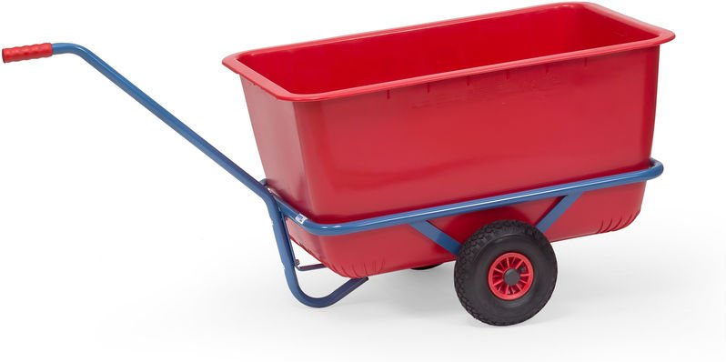 Fetra Handwagen mit Luftbereifung und Kunststoffmulde 700x400mm