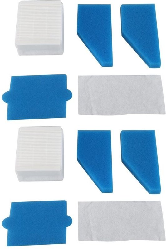 2X Filter Set geeignet fuer Staubsauger Aqua+ Multi Clean X8 Parquet, Aqua+ Pet & Family, Perfect Air Animal Pure wie 78...