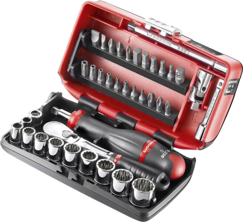 Steckschlüsselsatz 1/4 12-Kant Nano Facom RL.NANO-U2