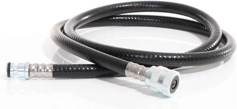 ELMAG Schlauch 1 m inkl. QT-Schnellstecker und Anschluss für Reifenfüller JWL Digital