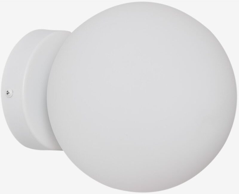 SKLUM Uvol Traditionelle Wandleuchte aus Edelstahl mit Kristallkugel Weiss