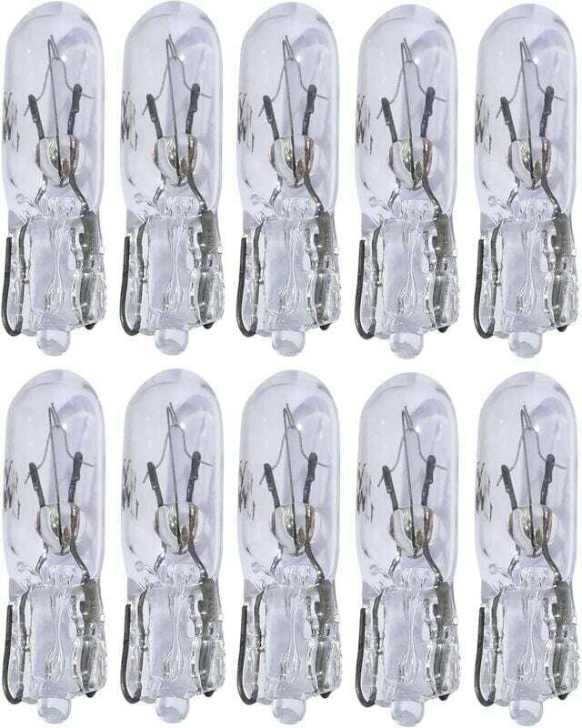 CHOYCLIT Spezifische Glühbirne, 10er-Pack T5 12V 1,2W Glühbirnen für Armaturenbrett