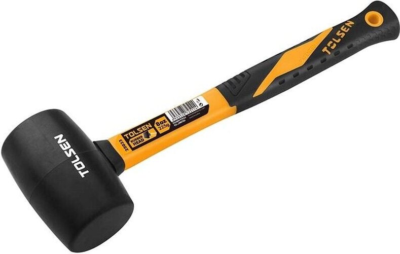 Gummihammer Faserstiel 900gr Tolsen