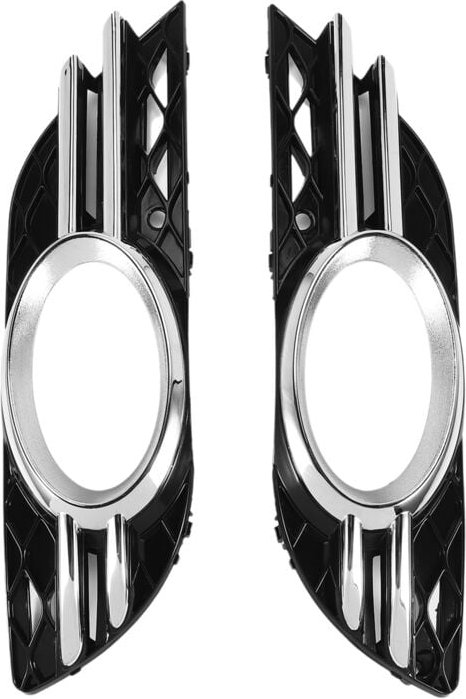 Tlily - Auto-Nebelscheinwerfer-Grill-Chromverkleidungssatz für - E-Klasse W211 07-09 A2118851174 A2118851274