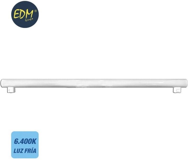 EDM - Linestra led 2 fassungen s14s 18w 1450lm 6400k kaltes licht ø3x100cm