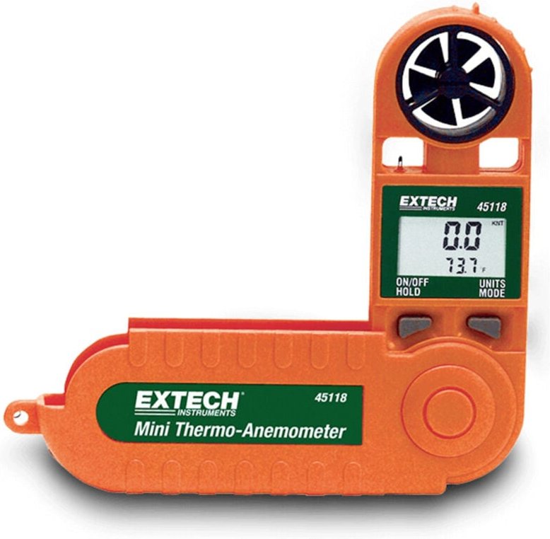 45118 Mini-Thermo-Anemometer 1.1 bis 20 m/s - Extech