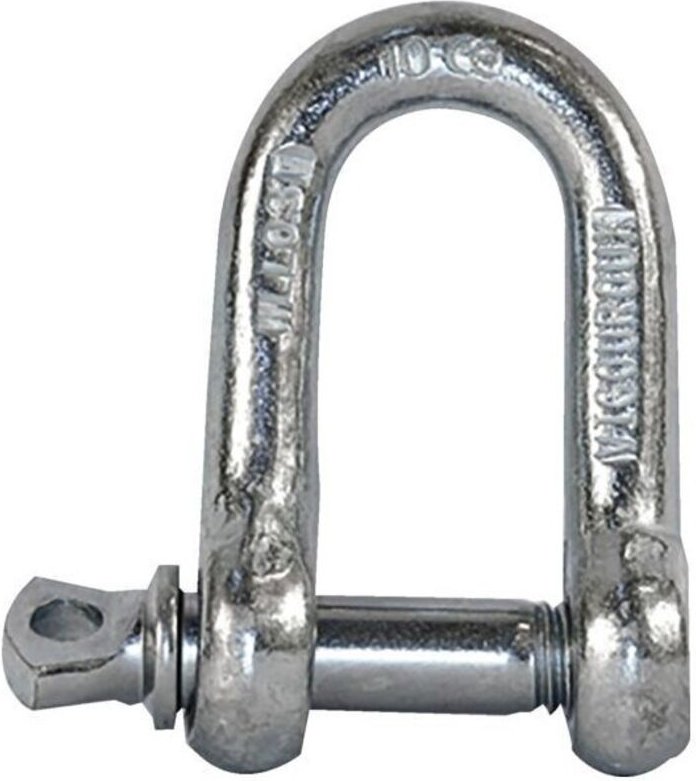 Rechte Edelstahl-Drahtöse AISI 316 Cmu 540 kg Koeffizient 5