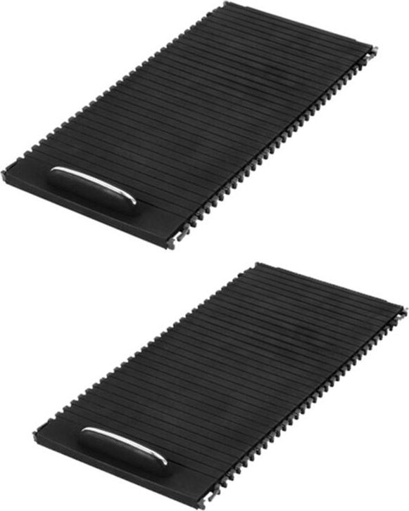 Tlily - 2-teiliges Rollo für die Mittelkonsole im Auto, für C-Klasse W204, S204, E-Klasse W212, S212, A20468076079051