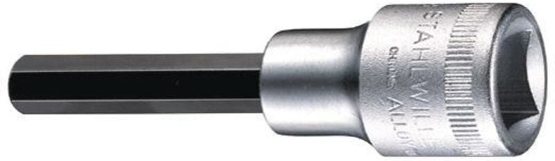 Stahlwille 1/2" (12,5mm) Schraubendrehereinsatz SW.10mm L.140mm