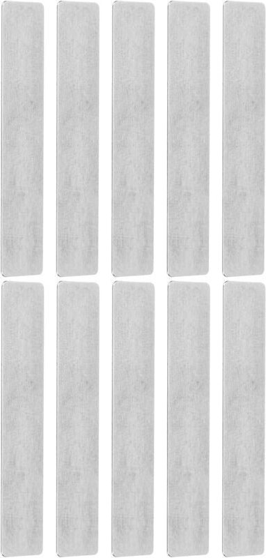 Luftkompressorventil, rechteckige Ventilplatte, 10 Stück, Ventilplatte aus Gusseisen in Standardgröße für Luftkompressor...