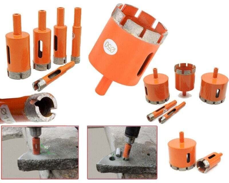 Diamant-Lochsägen, Durchmesser 14–50 mm, für Glas, Marmor, Keramik und Fiberglas – 40 mm - Ymyny