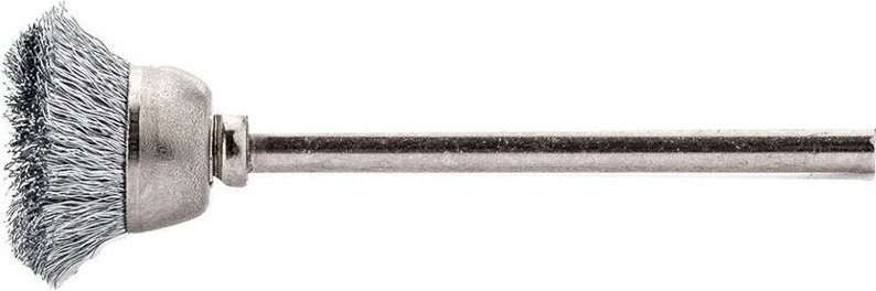 Miniatur-Topfbürste Stahldraht gew. 18x0,1mm Lessmann