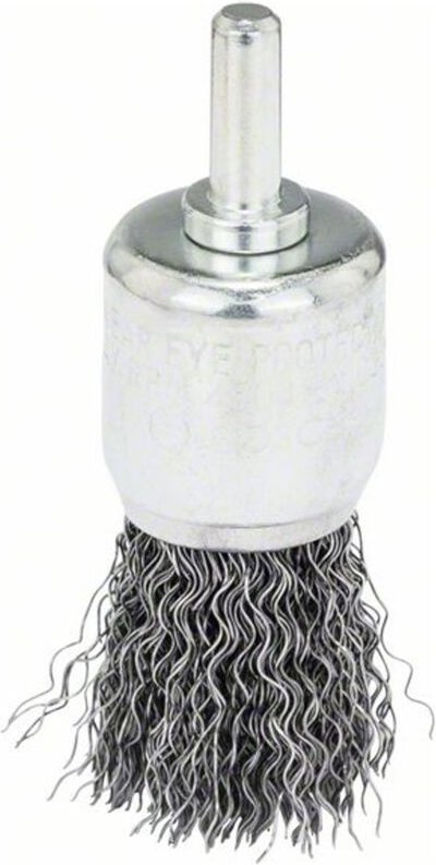 Bosch - Pinselbürste für Bohrmaschinen, gewellter Draht, 25 mm