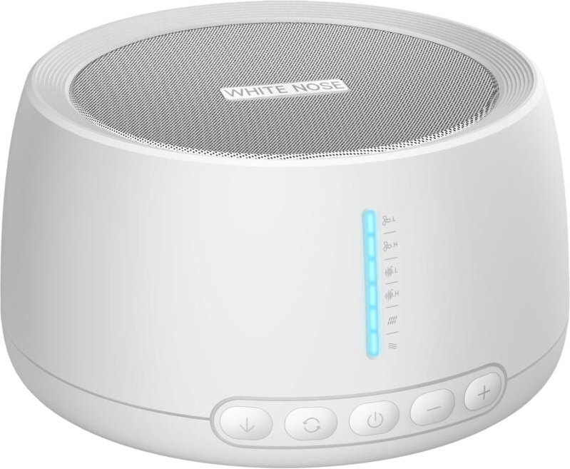 Weißes Rauschgerät mit 30 beruhigenden Geräuschen, 36-stufiger Lautstärkeregelung, tragbares Rauschgerät für Erwachsene,...