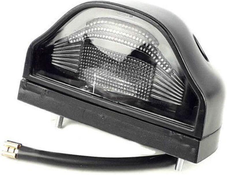 Universelle nummerierte Lampe, schwarz, mit 12V / 24V Glühbirne.