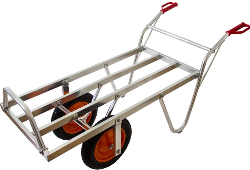 Pro-Bau-Tec Aluminium Schweizer Karre mit pannensicheren PU-Rädern Tragkraft 200kg