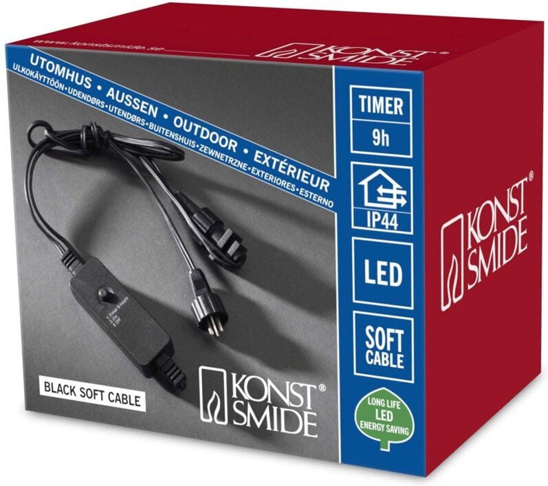 Thumbnail - Konstsmide - 9h Timer, nachrüstbar für led Außenartikel mit Trafo, max. 400 LEDs