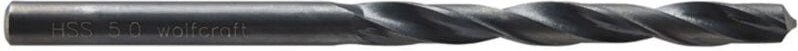 1 Spiralbohrer hss rollgewalzt ø5,0mm - 7504010 - Wolfcraft