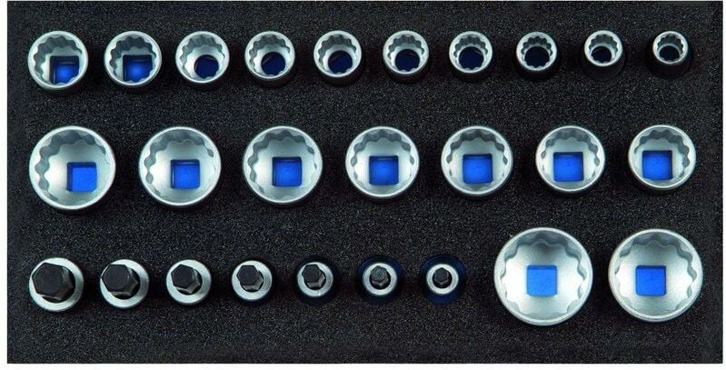 Thumbnail - Gedore - 1500 CT1-D 19 Satz Steckschlüsseleinsätze 1/2', UD-Profil, in Check-Tool-Modul