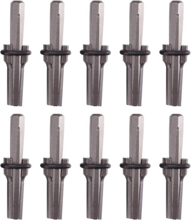 10 Set 5/8 Zoll Stecker Keile und Distanzscheiben Beton Stein Splitter Handwerkzeuge 16mm