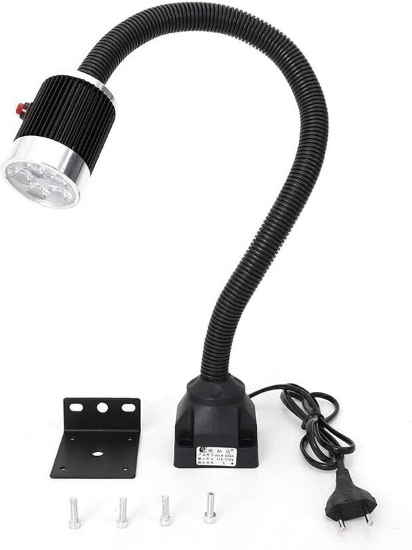 CNC Maschinenlampe LED Drehmaschine Lampe 5W Flexibel Wasserdicht Arm Licht für Handwerk, CNC, Werkbank Behoben Base