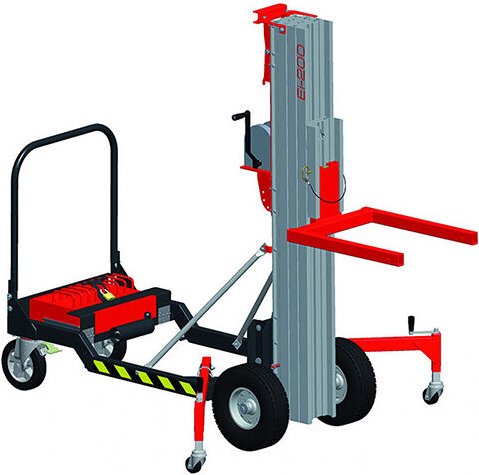 Matisère - Umgekehrter Lastenaufzug - Max. Tragfähigkeit 200kg - Max. Hubhöhe 5000 mm - 300880