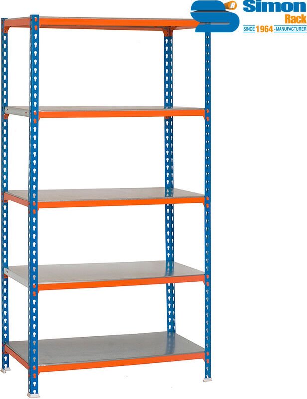 Schraubenloses Metallregal simonclick plus 5/500 simon rack
