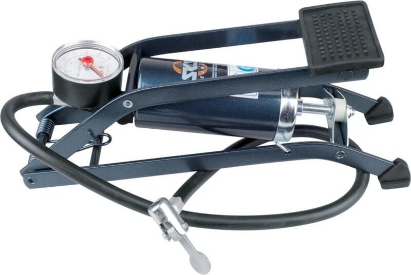 Thumbnail - Fußluftpumpe 5 bar Einzelzylinder mit Manometer