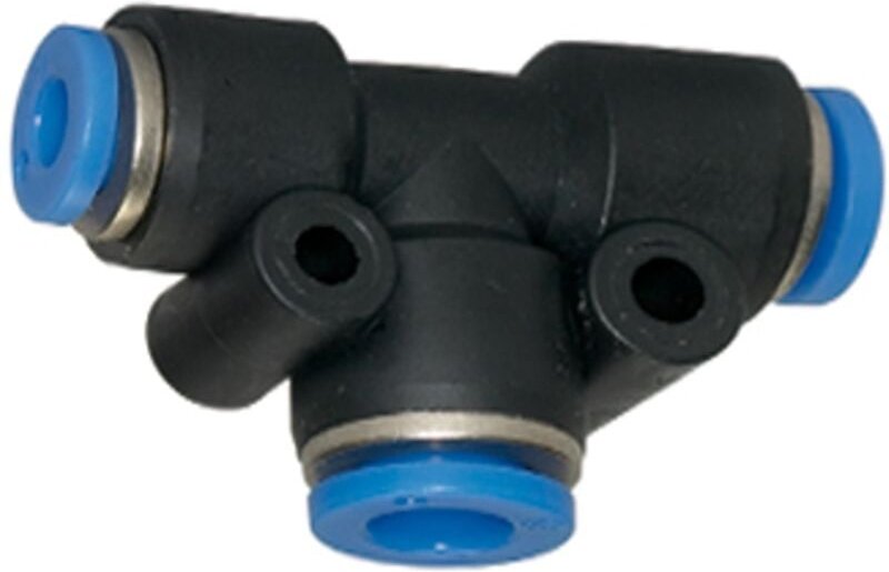 T-Steckverbindung »Blaue Serie« reduzierend, Schlauch-Ø 2x12/1x10 - Riegler