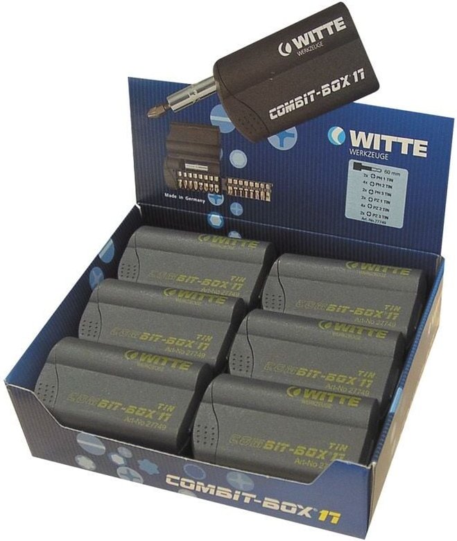 Schraubendreher-Bit-Box combit-box 17 Bulk (Bauform) Witte 27747