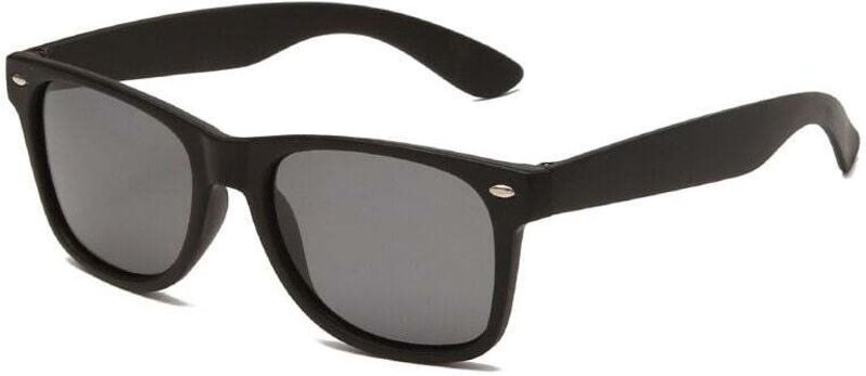 Thumbnail - Schwarze Vintage-Sonnenbrille mit polarisierten Gläsern