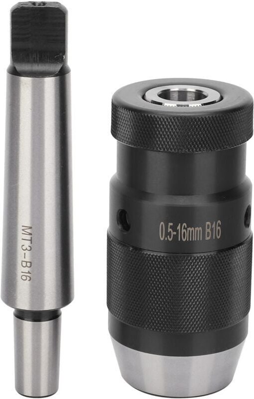 Für Bohrmaschine MT3-B16 Schnellspannbohrfutter 0,5–16 mm Morsekegel-Schnellspannvorrichtung Geeignet für Bohrmaschine, ...