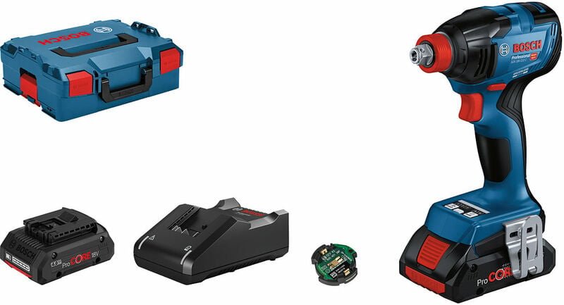 Bosch Professional - Bosch Akku-Drehschlagschrauber gdx 18V-210 c mit 2x Akku ProCORE + Lader in l-boxx