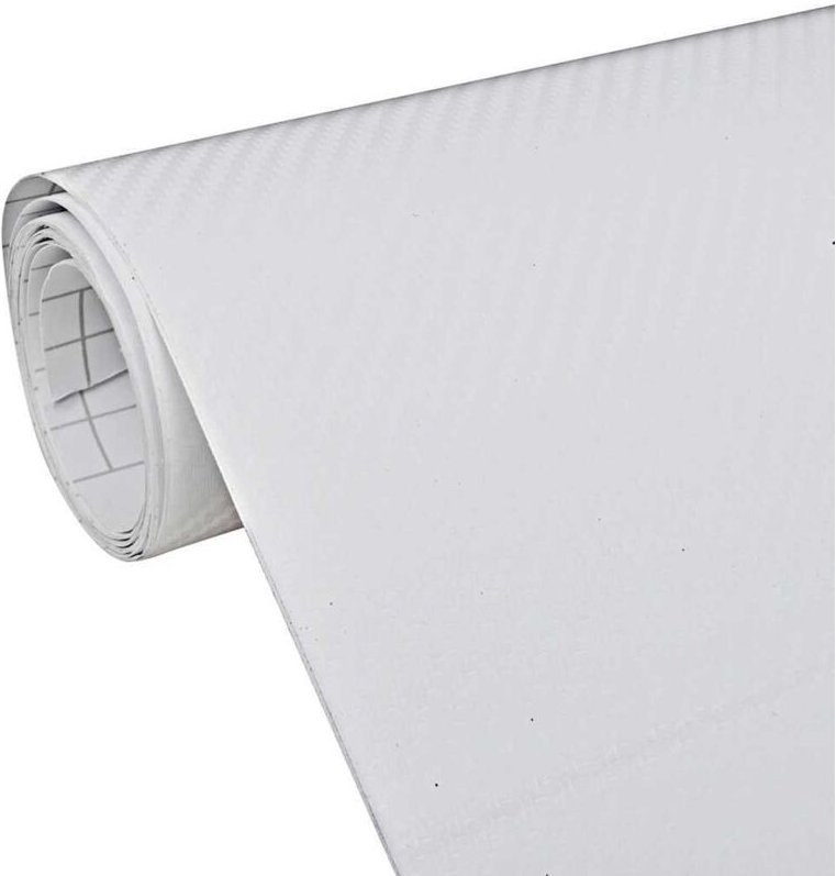 Thumbnail - Autofolie 3D Weiß 100x150 cm Vidaxl