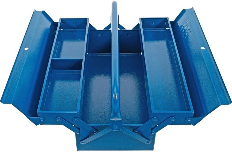 Metall-Werkzeugkasten leer 420 x 200 x 150 mm 3 Fächer