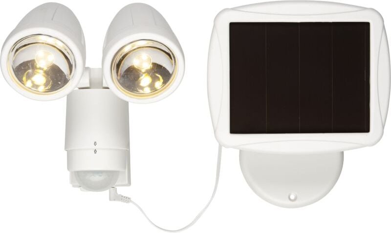 Star - LED-Solarspot 'Powerspot', weiss,2 x 3 led, Bewegungsmelder