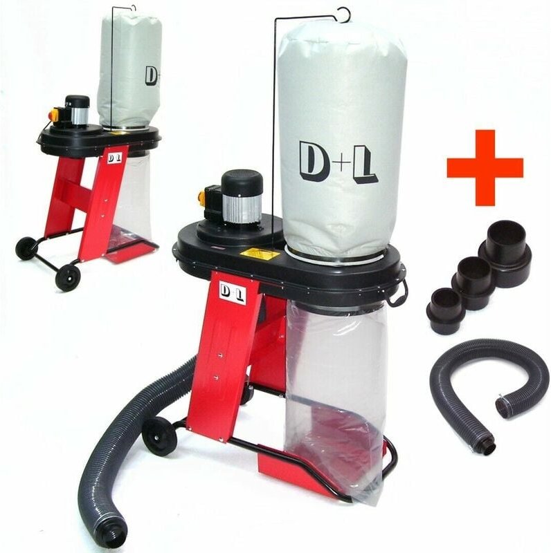 Apex - Absauganlage Absaugung Späneabsaugung 55687 Absauggerät 550W Sägespäne Absauger