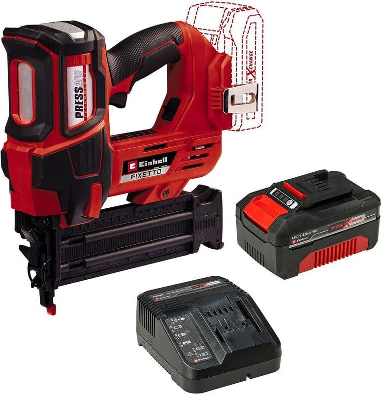 Akku-Nagler fixetto 18/50 n inkl. Starter Kit 4,0 Ah Akku und Ladegerät - Einhell