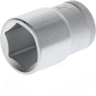 Steckschlüsseleinsatz 19 1/2 ″ 6-kant Schlüsselweite 21 mm Länge 41,5 mm