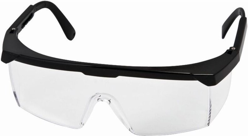 Schutzbrille Klar, sw. en 166