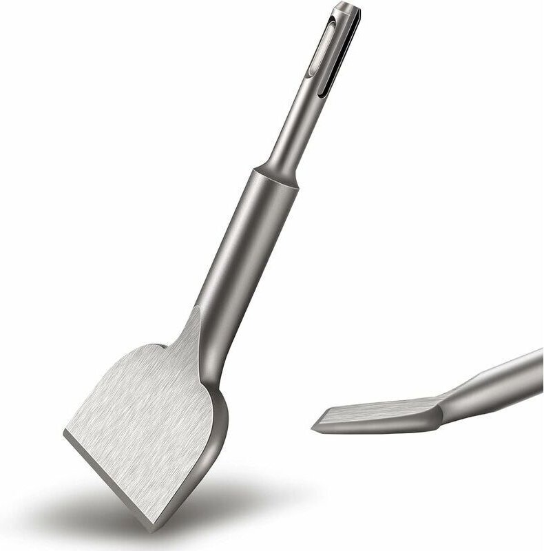 Lablanc - sds plus Fliesenmeißel, 165 mm x 75 mm, hochwertige Verbreiterungsserie Versailles, gemeißelter, gebogener Fli...