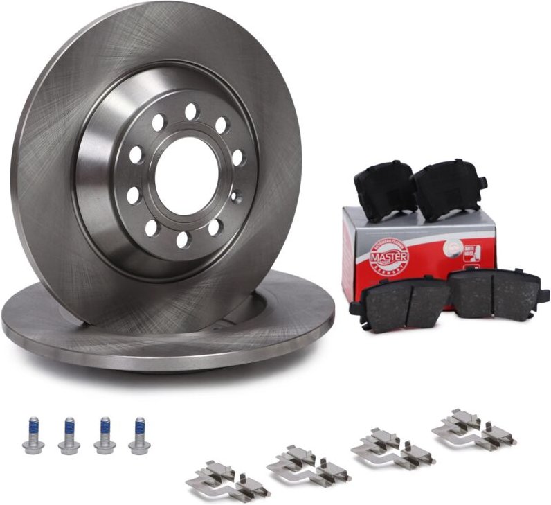 Satz Bremsscheiben und Bremsbeläge hinten - Audi A6 A6 Allroad (4FH, C6)