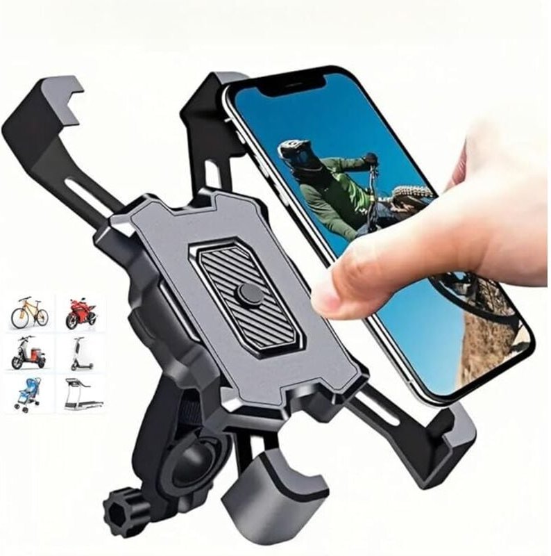 360° drehbarer Anti-Fall-Fahrrad-Handyhalter