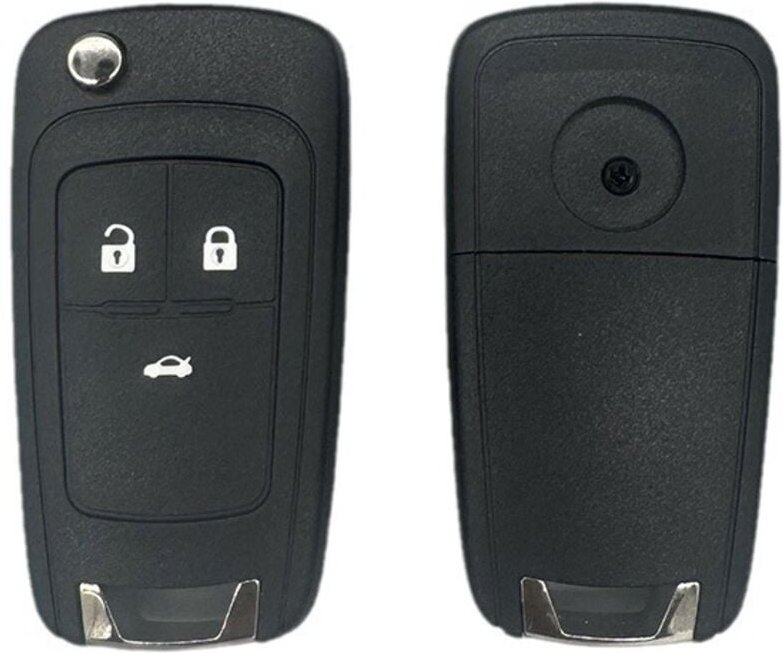 2 stück 2-Tasten Schlüssel Gehäuse der Fernbedienung mit Messer,Schlüsselgehäuse Autoschlüssel hülle kompatibel für opel...