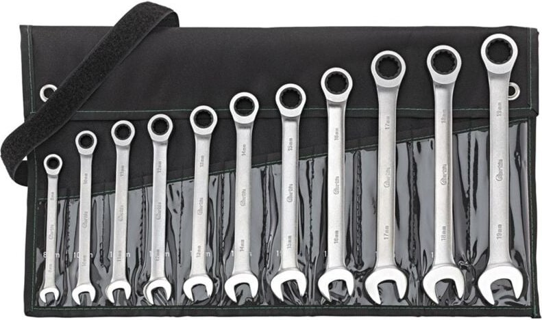 Maulschl.Satz mit Ringr. 11tlg. ger. 8-19mm FORTIS