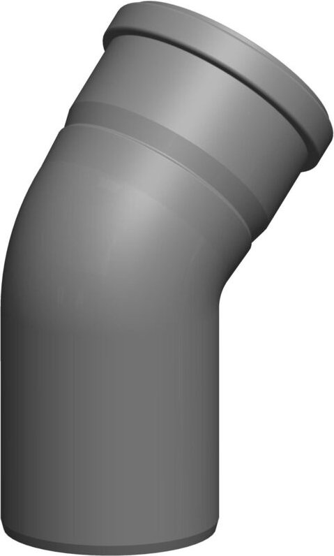 ATEC Bogen 45 Grad DN 100 einwandig, 2315