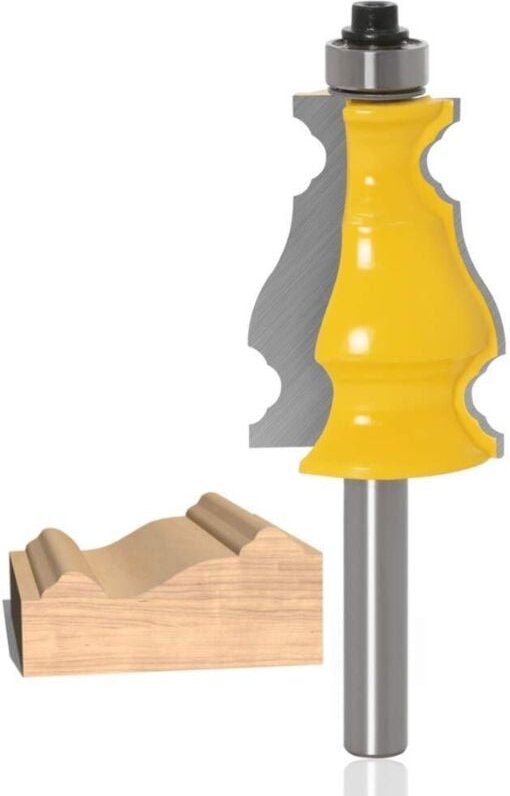 8-mm-Schaftfräser, klassischer Formfräser, Fräser zum Fräsen von Schranktürlinien - Sollbry