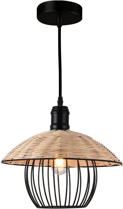 Pendelleuchte Serie Fundi E27 Ø300mm Schwarz