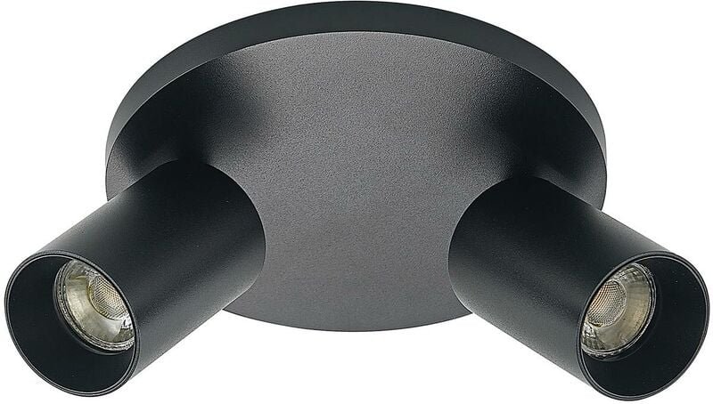 Arcchio - Brinja Deckenstrahler, rund 2-fl., schwarz - Schwarz